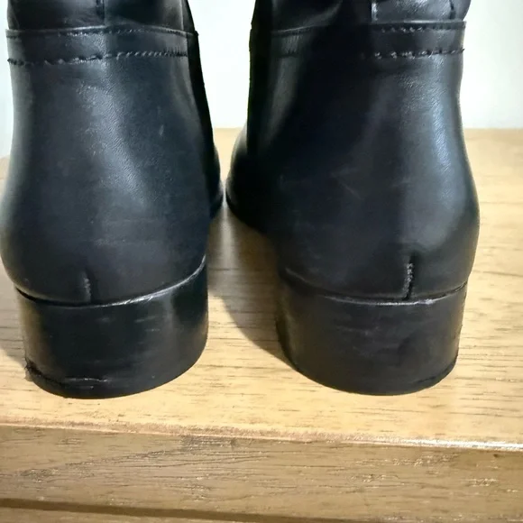 Tory Burch Black Leather Riding Boots - Picture 7 of 8